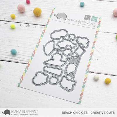 Mama Elephant Creative Cuts - Beach Chickies